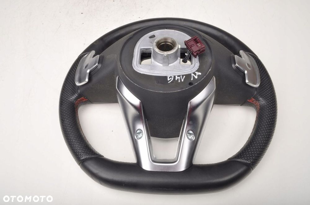 W176 KIEROWNICA MULTIFUNKCYJNA ŁOPATKI SKÓRA - 5