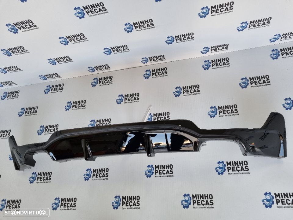 Difusor Traseiro BMW Série 4 (F32|F33|F36) M-Performance Dupla Saída Preto Brilho - 5