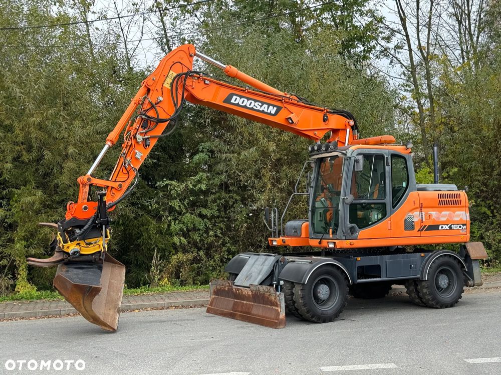 Doosan * DOOSAN DX160W *ROTOTILT* GPS 2D Leica * Sprowadzona * Stan Perfekcyjny * Koparka Kołowa * - 33