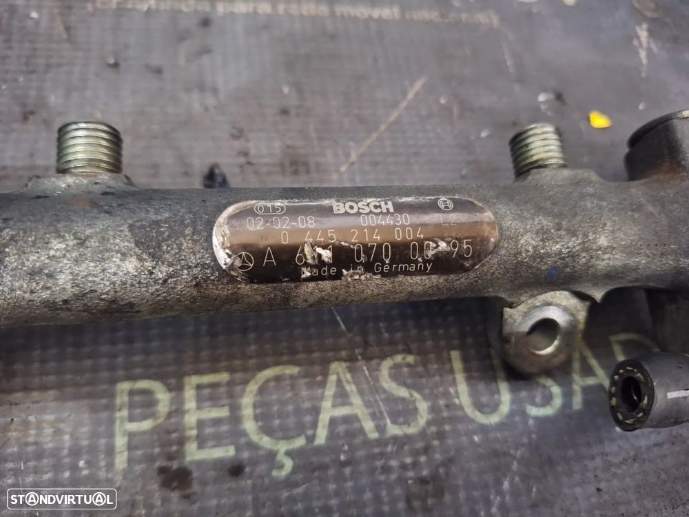 Régua injeção usada MERCEDES W203 220 CDI 143CV 611 A6110700095 - 1