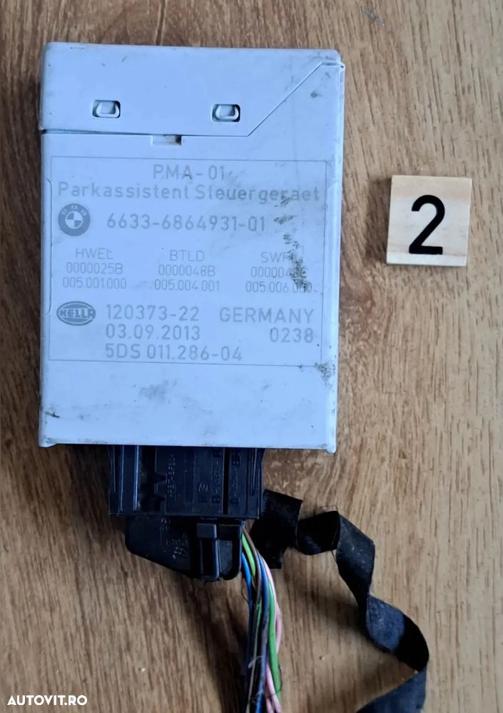 Ecu modul park assist Original BMW F07+LCI F10+LCI F11+LCI F18+LCI F06+LCI F12+LCI F13+LCI F01 CI F02 LCI - 1