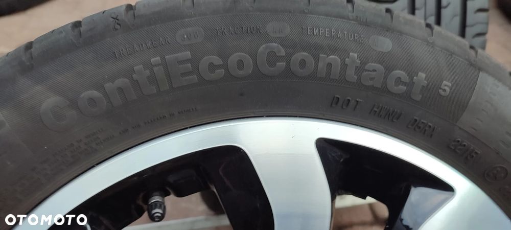 Koła Felgi Aluminiowe Oryg. Citroen C1 Peugeot 108 Toyota Aygo 15 Cali 4x100 4,5Jx15 Et35 Ø54,1mm Continental 165/60/15 2015r 5,8-6,5mm Starogard Gdański - 30