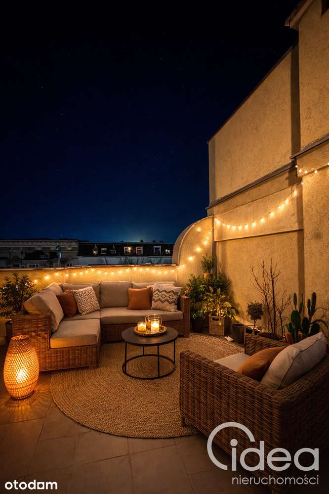 Słoneczny Penthouse 2-pok z dużym tarasem, Centrum