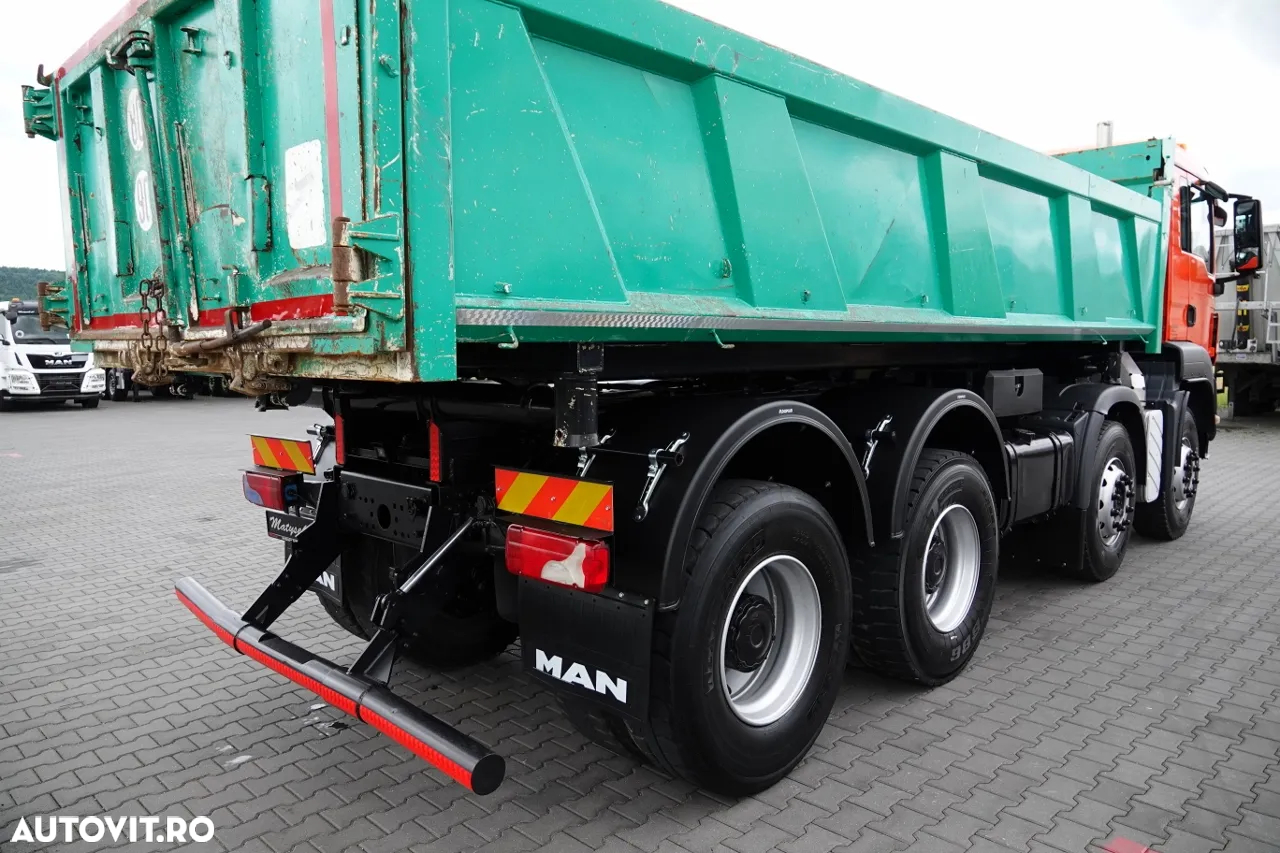 MAN TGS 35.400 / 8X4 / BASCULĂ 2 LATURĂ / HYDROBURT / BORDMATIC / EURO 5 - 19
