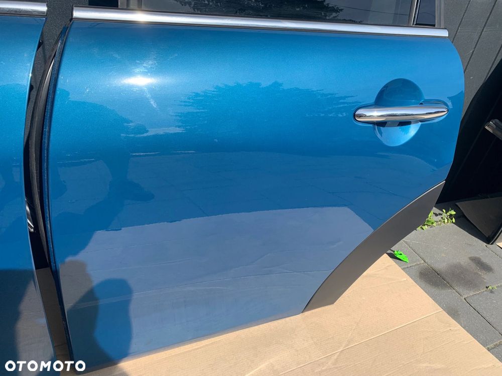 DRZWI LEWA STRONA PRZÓD TYŁ MINI COOPER F55 C2M ISLAND BLUE METALLIC - 8