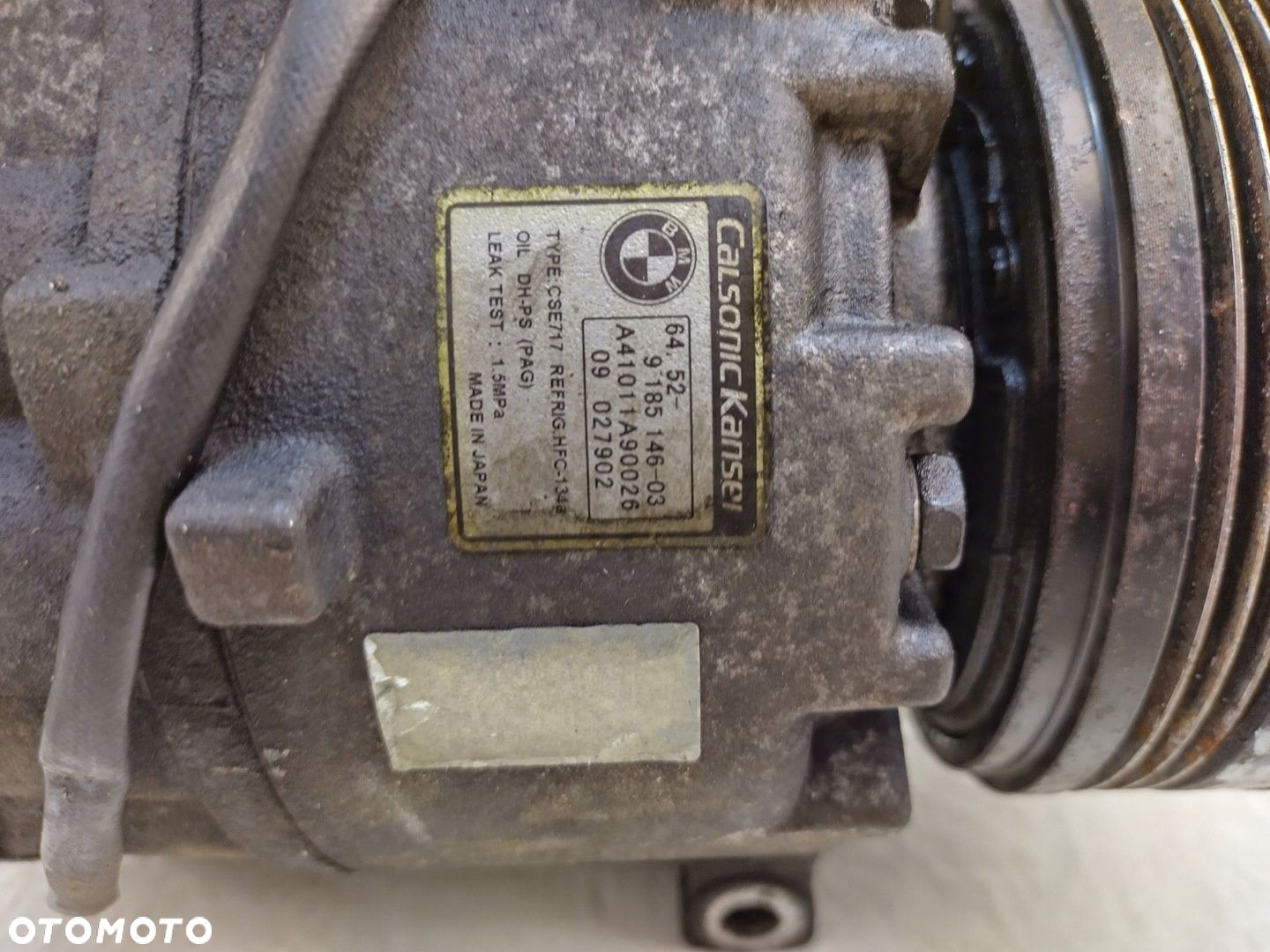 BMW X5 E70 06-13 3.0 DIESEL M57N2 KOMPRESOR SPRĘŻARKA KLIMATYZACJI 9185146 - 6