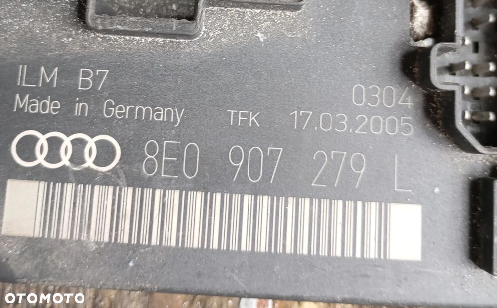 Moduł Sterownik Świateł 8E0907279L Volkswagen Audi A4 B6 B7 2.0 TFSI, A3 8l- Gwarancja Wysyłka - 3