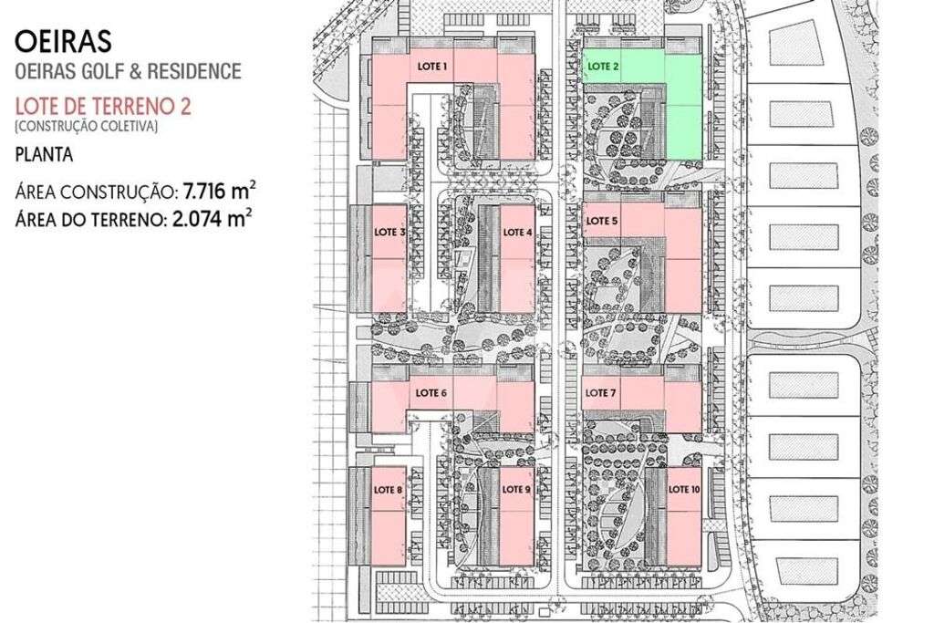 Lote de Terreno 2 para Habitação Coletiva com 2074 m2 e ABC de 7716 m2 - Grande imagem: 3/15