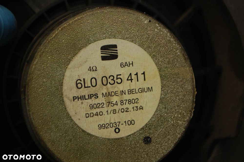 GŁOŚNIK DRZWI LEWY PRAWY PRZÓD PRZEDNI 6L0035412 6L0035411 SEAT IBIZA III - 6