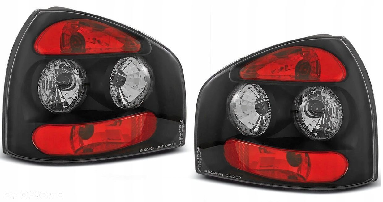Lampy tyl na kpl Tuning Black Audi A3 8l 96-00 - 1