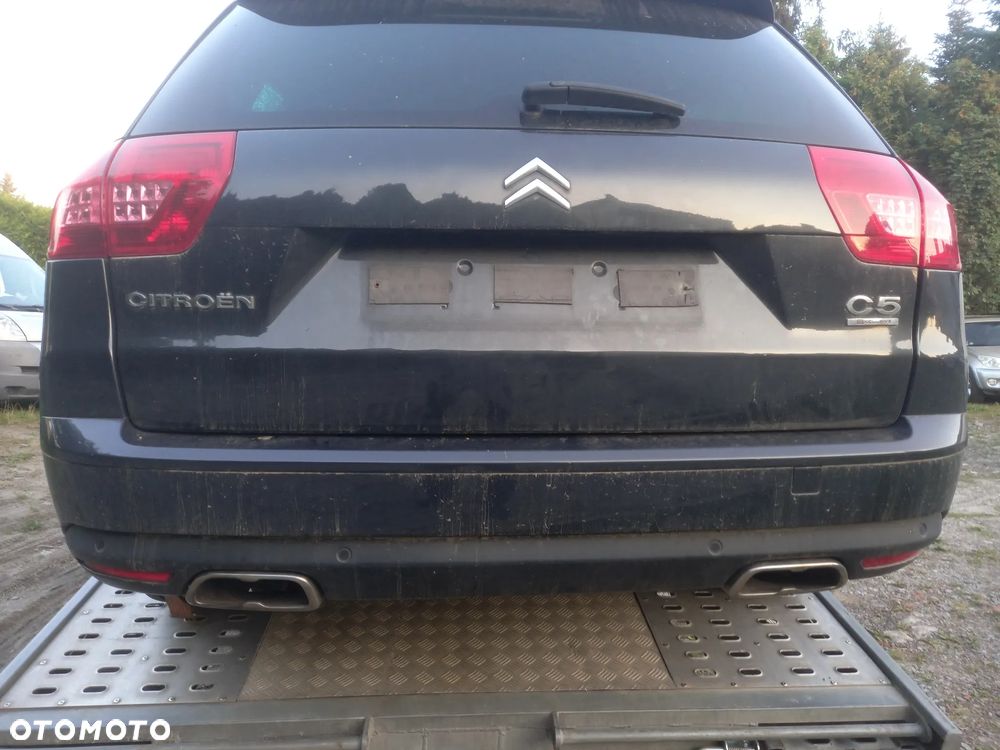 Zderzak tył bez dołu dyfuzora citroen c5 III kombi 2010 r EYP EYPC gotowy do założenia - 1