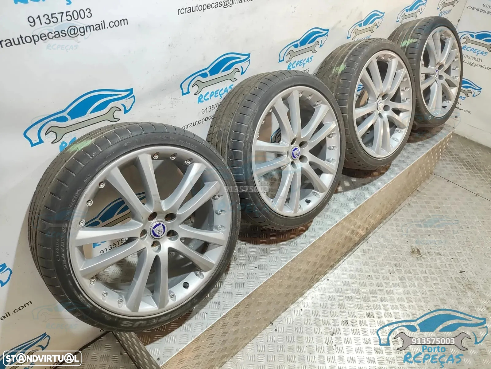 Jantes 20" Jaguar XF - X250 - ORIGINAIS - 8,5J | ET49 | 5x108 - 20 Polegadas | 6W83-1007-EC | 255/35/20 | 255-35-20 - 12