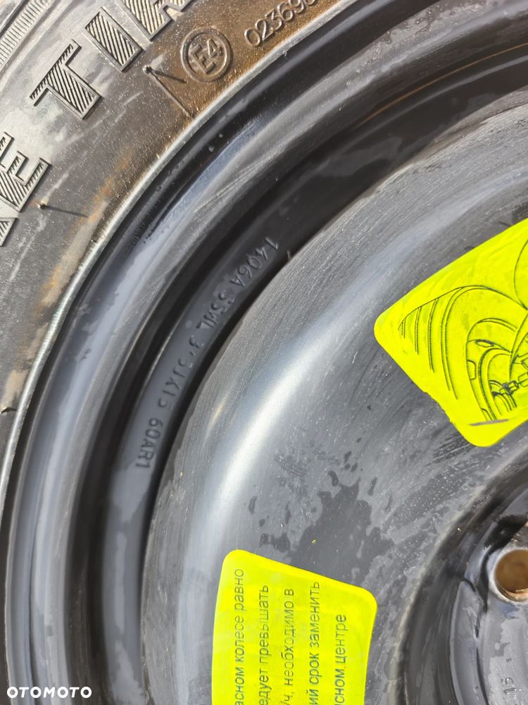 KOŁO DOJAZDOWE ZAPASOWE 125/80R15 15 CALI 4X108 CITROEN PEUGEOT - 3