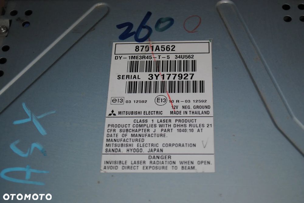 Radio Mitsubishi ASX - 3