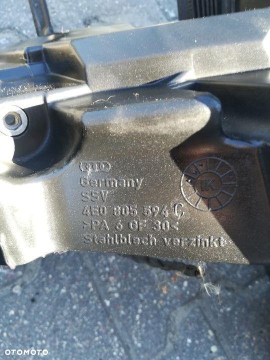 BŁOTNIK, CHŁODNICA, PAS PRZEDNI, WENTYLATOR, DESKA ROZDZIELCZA AUDI A8 B3 - 15