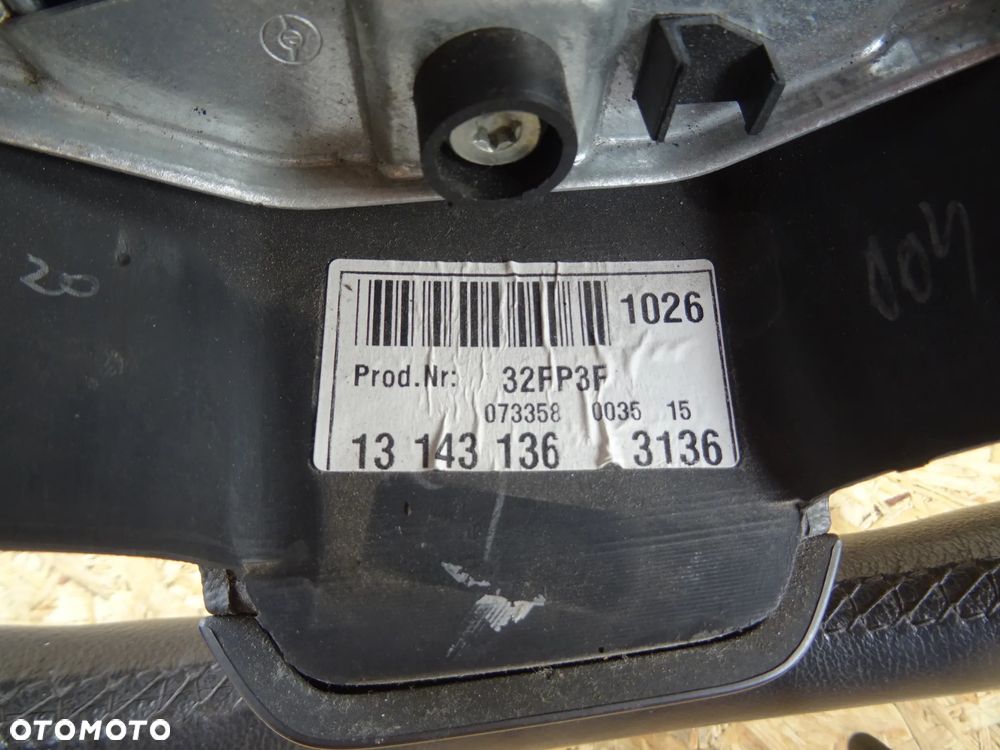 KIEROWNICA SKÓRZANA SKÓRA OPEL VECTRA C SIGNUM MULTIFUNKCYJNA PRZYCISKI AIRBAG - 8