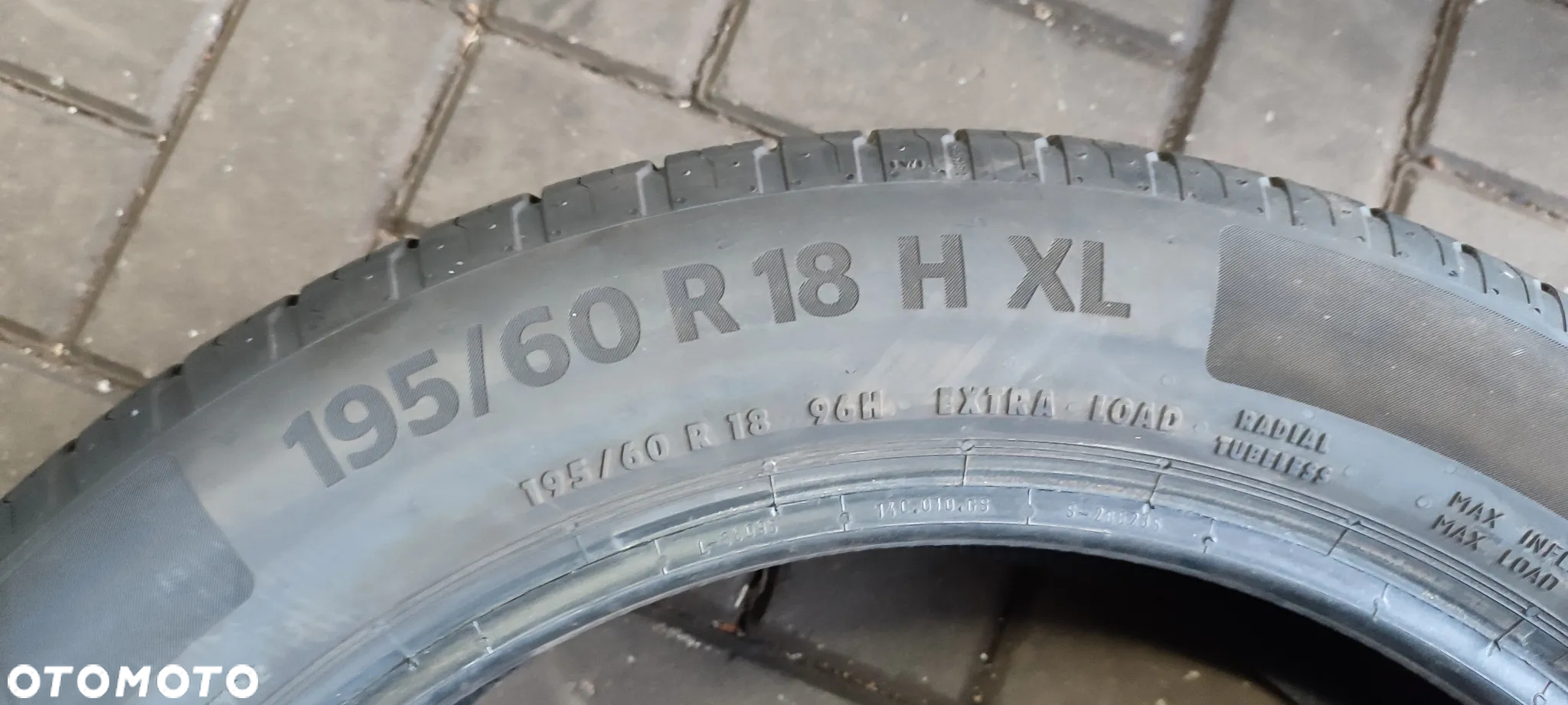 OPONY OPONA 195/60R18H XL CONTINENTAL ECO CONTACT 6 (1822) LATO STAN JAK NOWE - 6