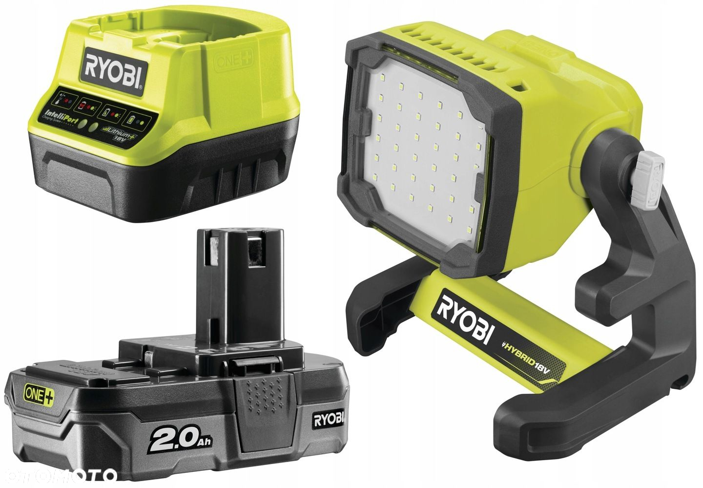 RYOBI RLFD18 LAMPA WARSZTATOWA 18V PRZENOŚNA  2Ah - 2