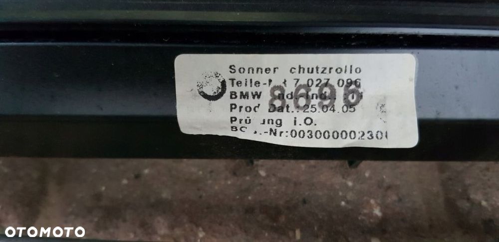 BMW E60 Roleta Szyby Tył - 3