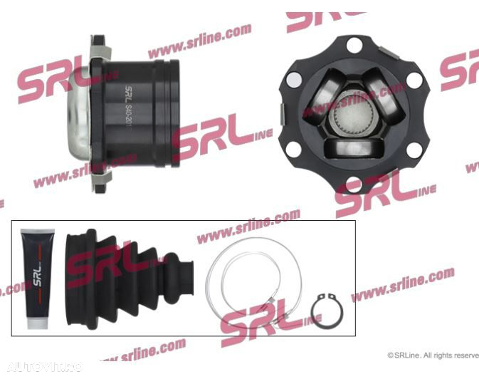 Cap planetara spre cutie, SRLine Polonia Audi A2 (8Z), A3 (8L) TT, Seta Cordoba, Ibiza 2002-2017, Leon, Toledo, Skoda Fabia 1999-2015, Octavia 1U, Roomster, VW Bora, Golf 4, Lupo, New Beetle, Polo - 2