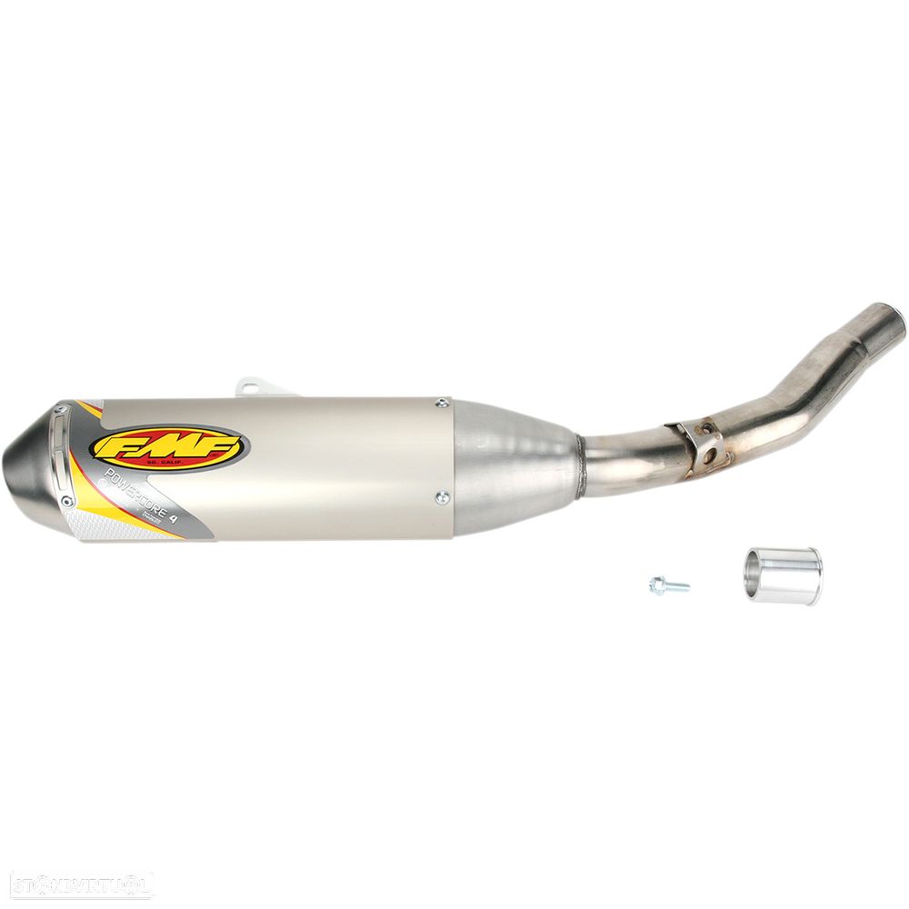 ponteira de escape fmf powercore 4 slip-on muffler aluminum yamaha wr / yz 250 / 450 - 1