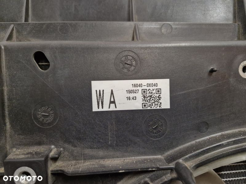 avensis t27 lift t29 1.6 d chłodnice wody intercooler wentylator 16040-0x040 - 11