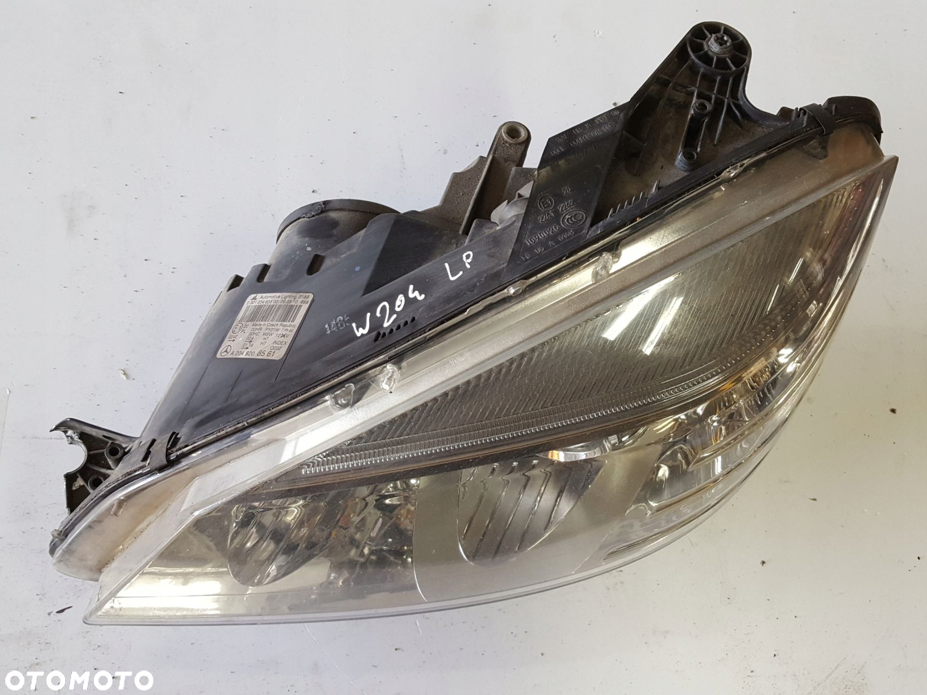 MERCEDES C W204 07-11r LAMPA LEWA PRZÓD ANGLIK - 3