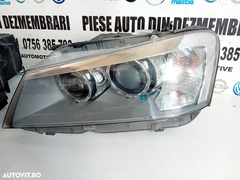 Faruri Far Stanga Dreapta Bmw X3 F25 Bi-Xenon Bi Xenon Complete Volan Stanga 7217294 7217293 - 5