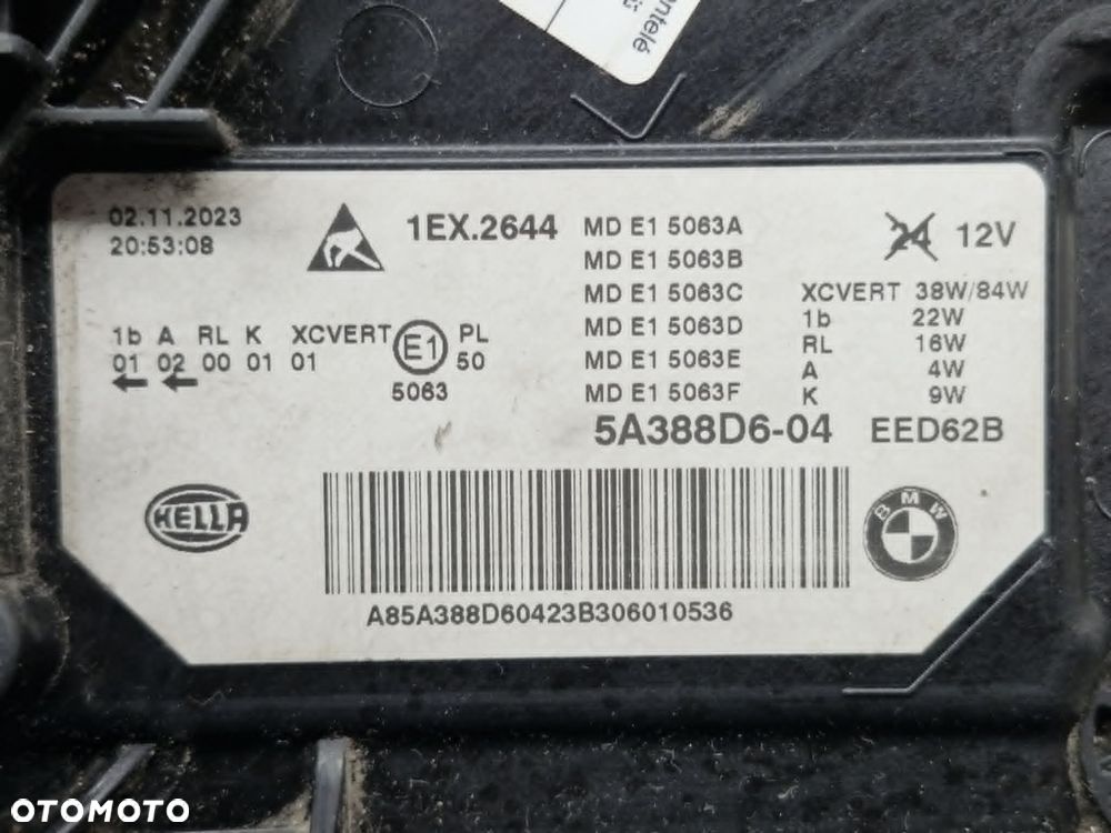 BMW 5 G30 G31 LIFT M5 F90 LASER LAMPA PRAWA PRZÓD 5A388D6-04 - 15