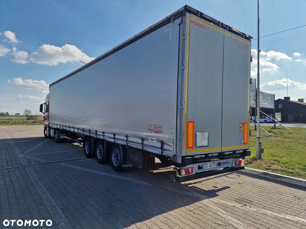 Kögel MULDA MEGA - SAF - OŚ PODNOSZONA - NOWE PLANDEKI - 1