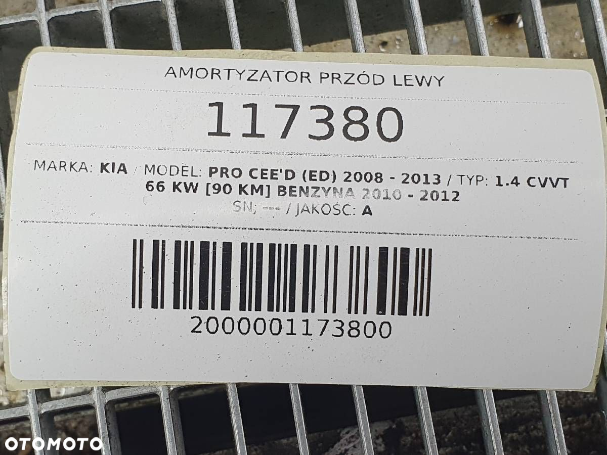 AMORTYZATOR PRZÓD LEWY MCPHERSON KIA PRO CEED 1.4 CVVT 54650-1h500 - 9