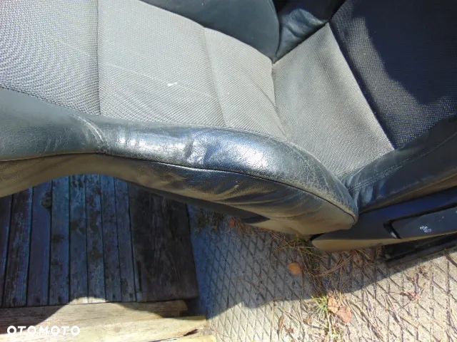 BMW Z4 lift E85 E86 sport M PAKIET FOTEL ładne super FOTELE kubełkowe sport sitze grzane pół skóra czarna - 11