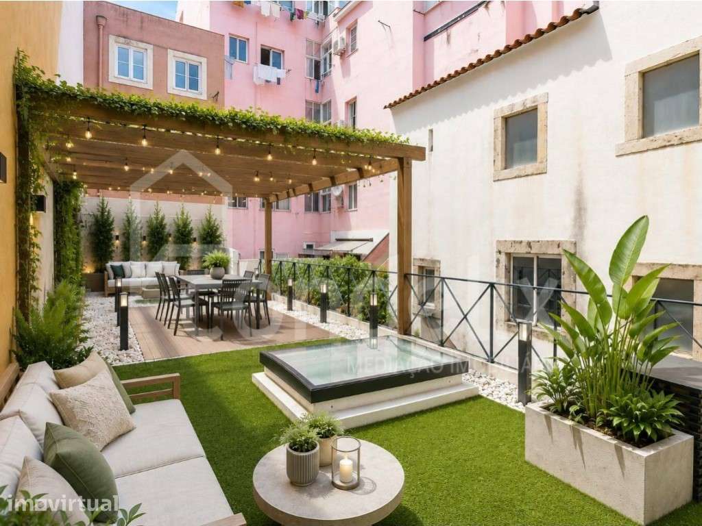 T2 remodelado, com terraço - Grande imagem: 3/45