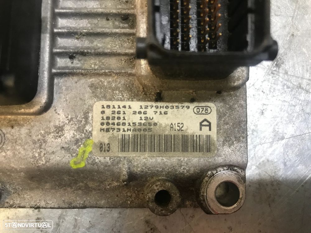 CENTRALINA DO MOTOR ALFA ROMEO 147 156 1.6 16V 0261206716 - 2