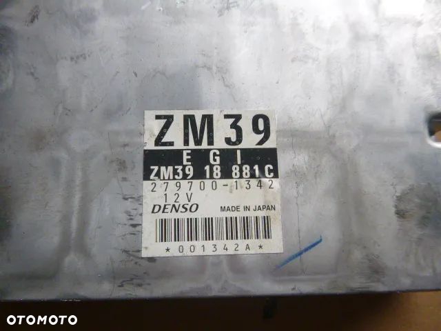 ZESTAW STARTOWY KOMPUTER STACYJKA IMMOBILIZER MAZDA 323F 1.6 16V LIFT 01-03 ZM39 - 4