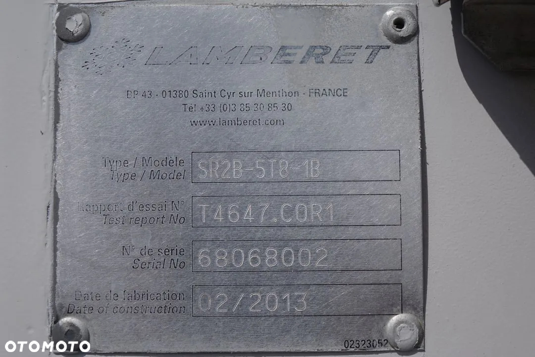 Lamberet CHŁODNIA / THERMO KING SLXe SPECTRUM 250  / BITEMPERATURA / DOPPELSTOCK / OSIE SAF / KOSZ NA KOŁO ZAPASOWE / WINDA ZAŁADUNKOWA - 33