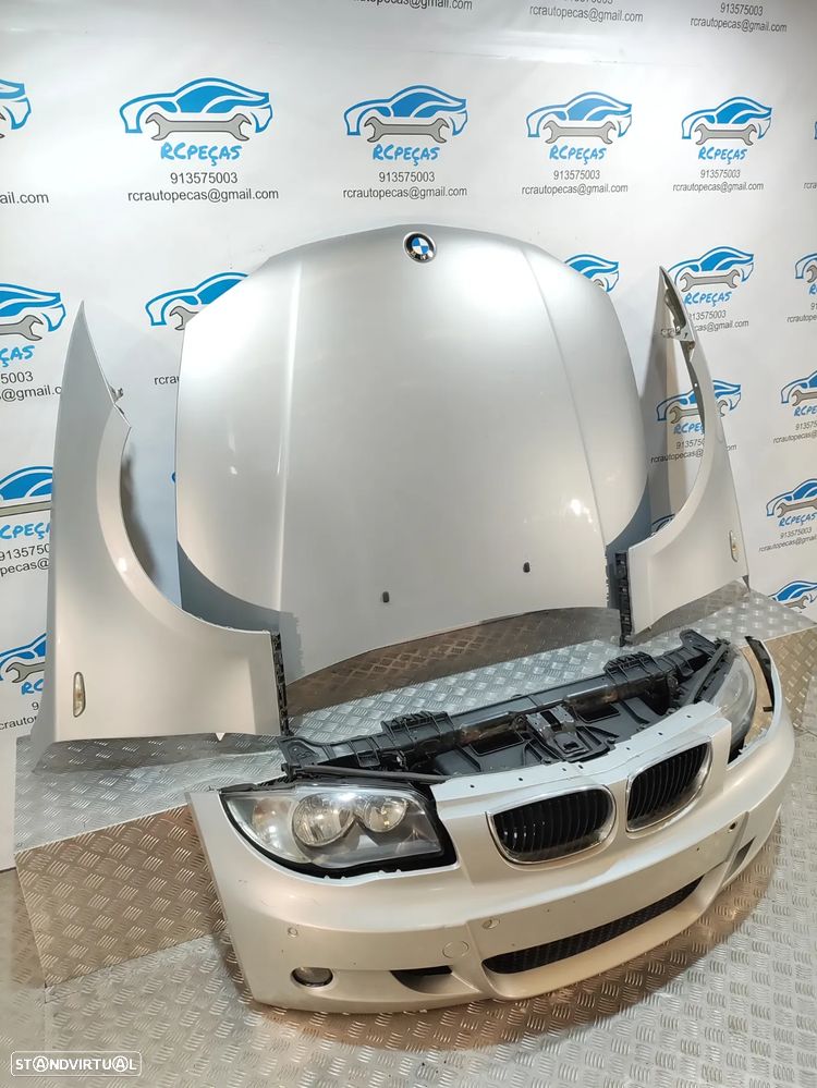 FRENTE COMPLETA BMW SERIE 1 E87 E81 PACK M CAPOT PARACHOQUES SENSORES GUARDA-LAMAS OTICAS RADIADOR VENTILADOR FRENTE FIBRA REFORÇO - 13