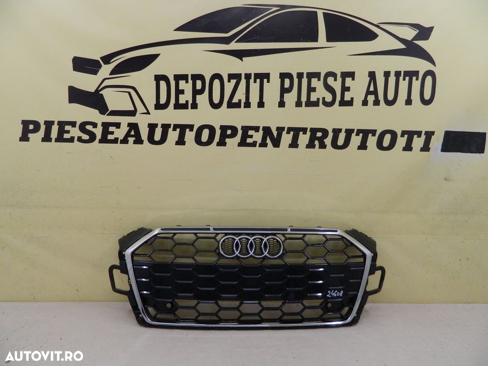 Grila radiator Audi A5 B9 facelift,  2021, 2022, 2023, 2024, 2025, cod origine 8W6853651BL. - 1