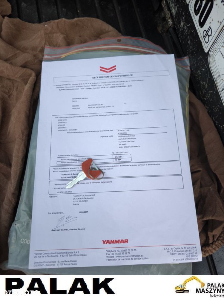 Yanmar Mini koparka YANMAR SV 16 ,2017 rok - 15