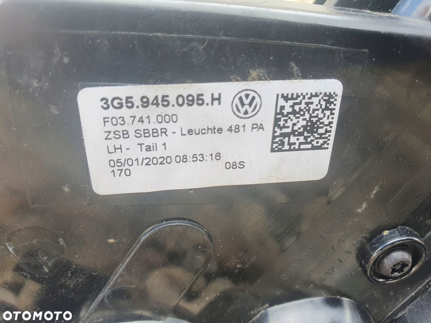 Klapa  lampy lewe VW Passat B8 Lift Sedan rok 19- - 11