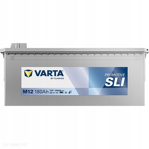 Akumulator Varta PROMOTIVE SLI M12 12V 180Ah 1400A - 46,5 kg - 3