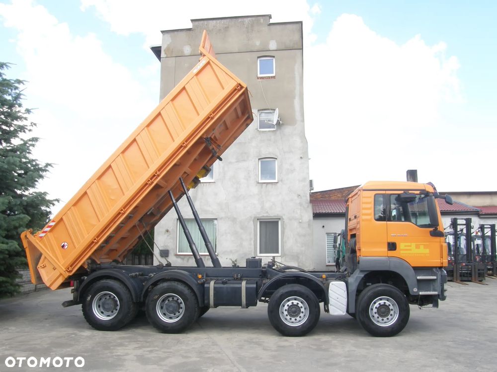MAN TGS 41.440 8x4 470000km manual wywrotka Meiller-Kipper z Niemiec - 12