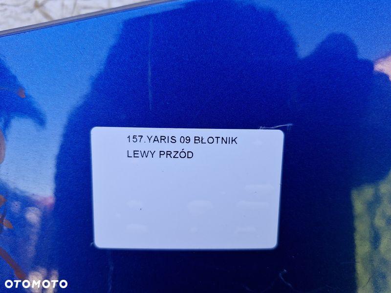 toyota yaris ii 2 błotnik lewy przód przedni - 2