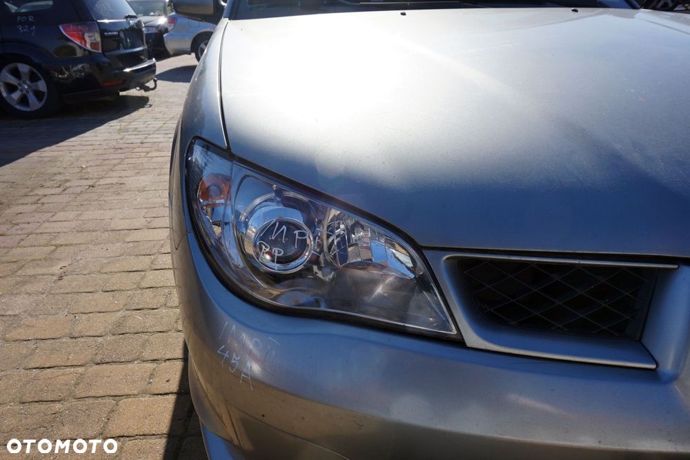 MASKA ZDERZAK BŁOTNIKI LAMPY IMPREZA II GD LIFT 45A  SUBARU 2006-2007 SZARY PRZÓD KOMPLETNY - 31