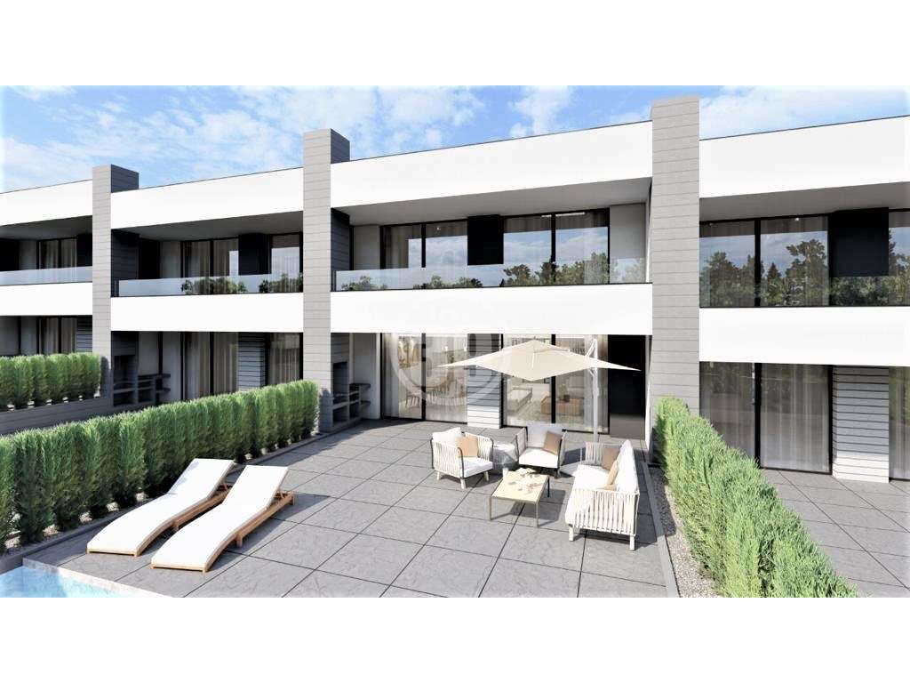 Moradias em Banda T3 com Piscina Privada em Construção em Almancil - Grande imagem: 5/19