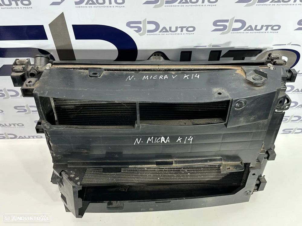 Conjunto Radiadores + Termoventilador - Nissan Micra K14 - 2