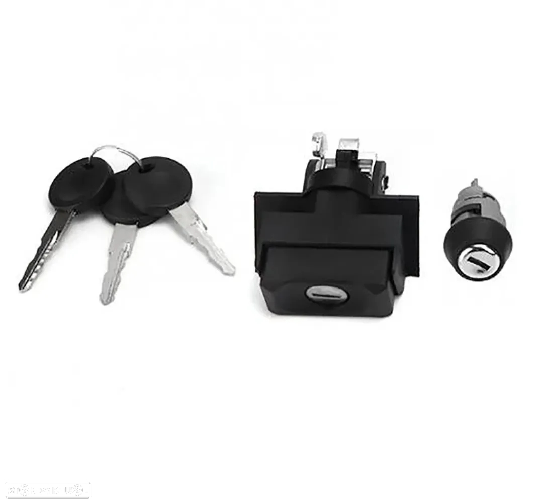 Conjunto Puxadores + Canhão Fechadura + Ignição Volkswagen Golf 3 Vento - 3