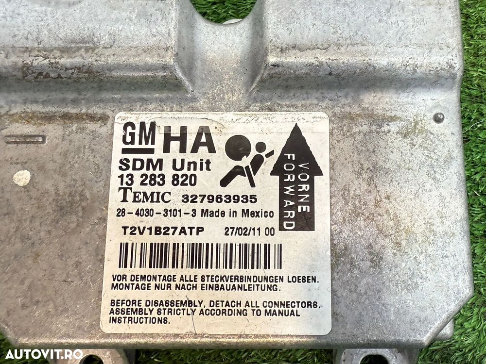 AIRBAG CALCULATOR OPEL CORSA D 1.3 DIESEL 2011 COD OEM 13283820 327963935 2006-2014 - 8