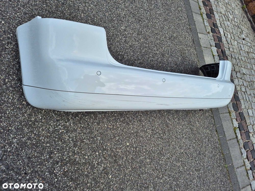 vw touran I zderzak tył tylny czujniki pdc LB9A  biały - 3