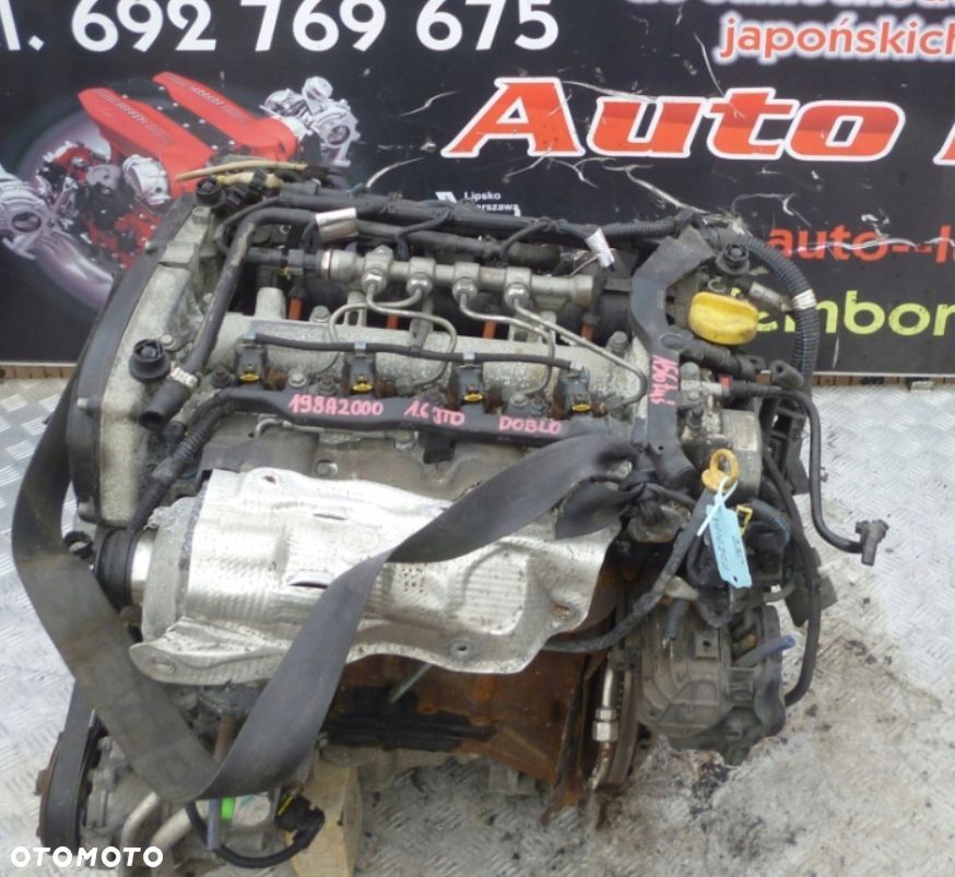 SILNIK KOMPLETNY ALFA ROMEO MITO 10r. 1.6 JTD 198A2000 156 TYS - 1